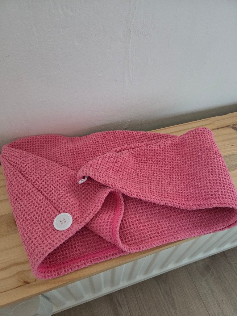 Haarturban van microvezel, Overige merken, Overige typen, Ophalen of Verzenden, Zo goed als nieuw