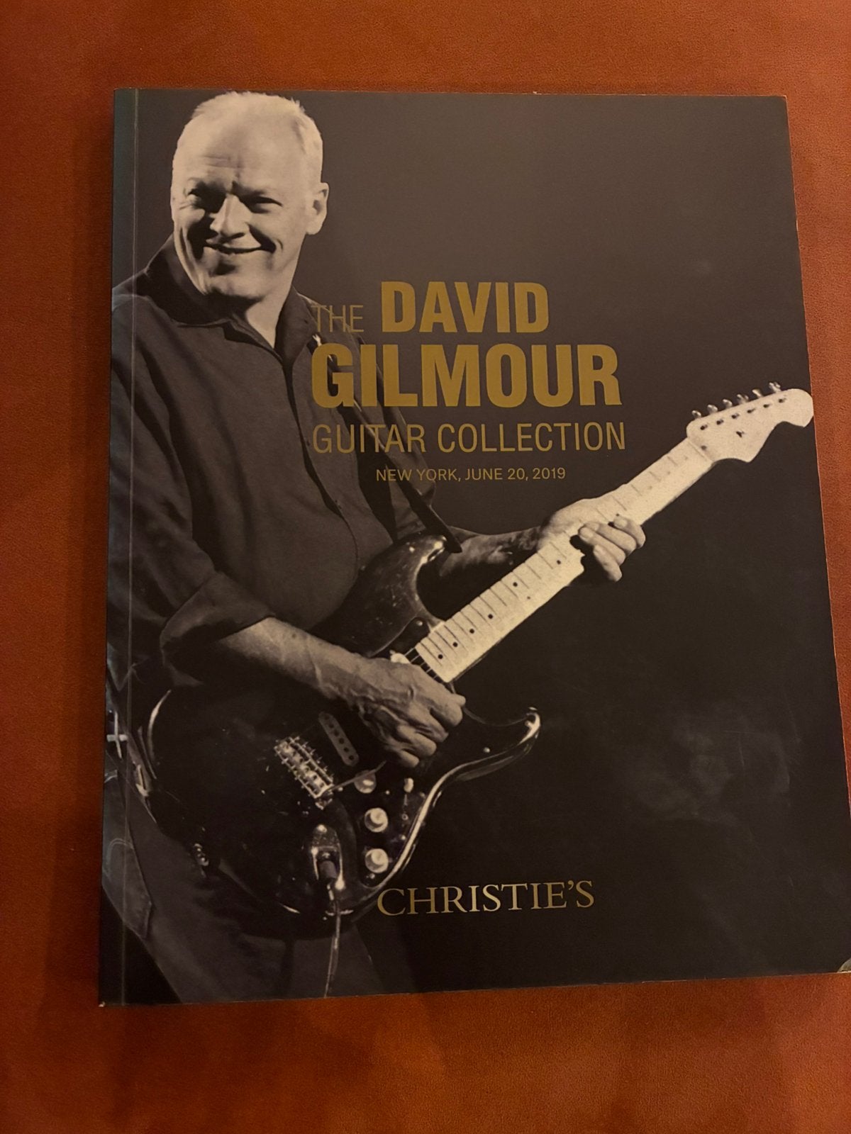 David Gilmour Guitar collection veiling boek, Diversen, Notitieboeken, Zo goed als nieuw, Ophalen of Verzenden