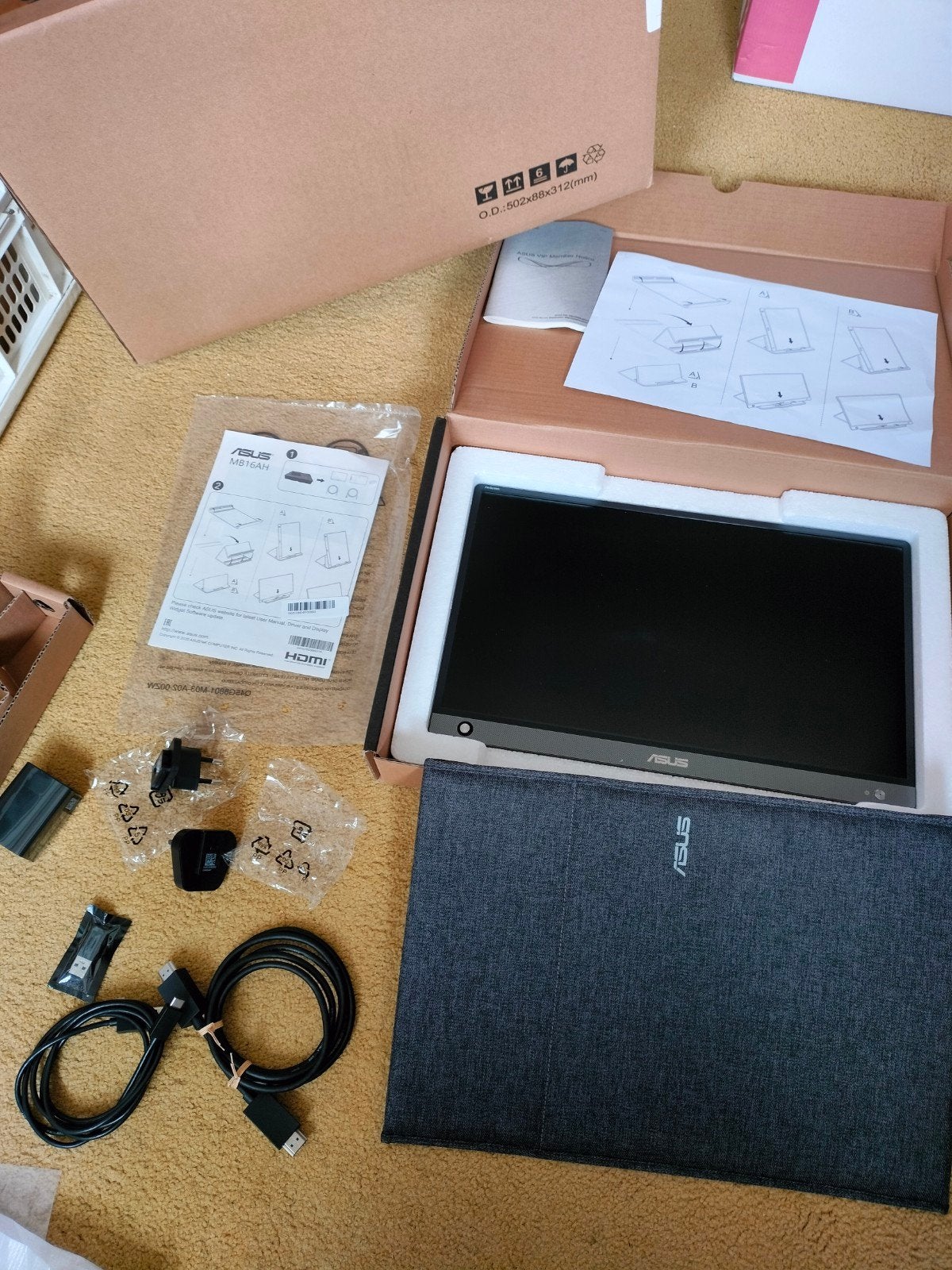 ASUS MB16AH, HD, ASUS, Ophalen of Verzenden, Zo goed als nieuw