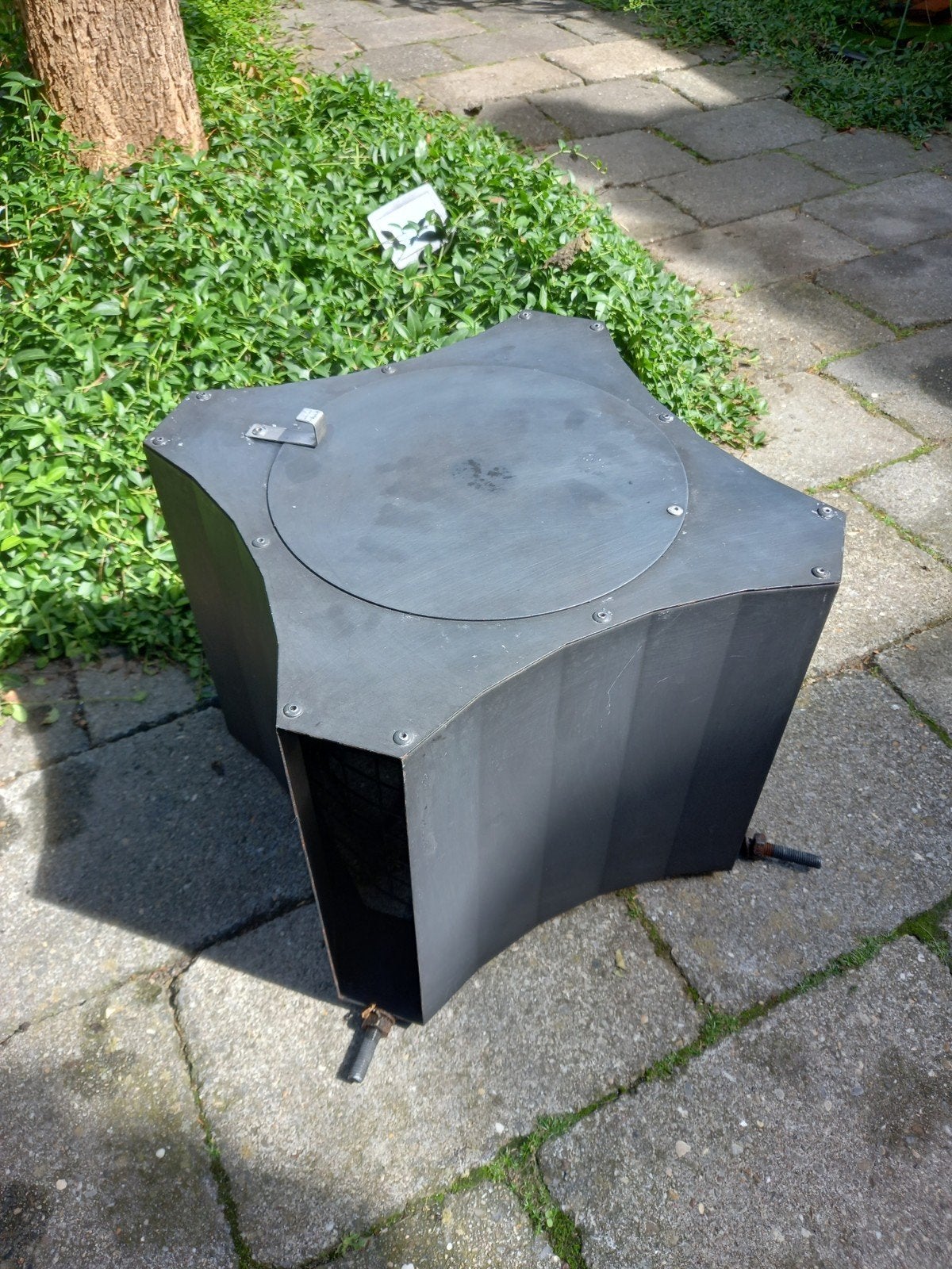 Schoorsteenkap Firemaster, Ophalen, Gebruikt, Vrijstaande haard, Houthaard