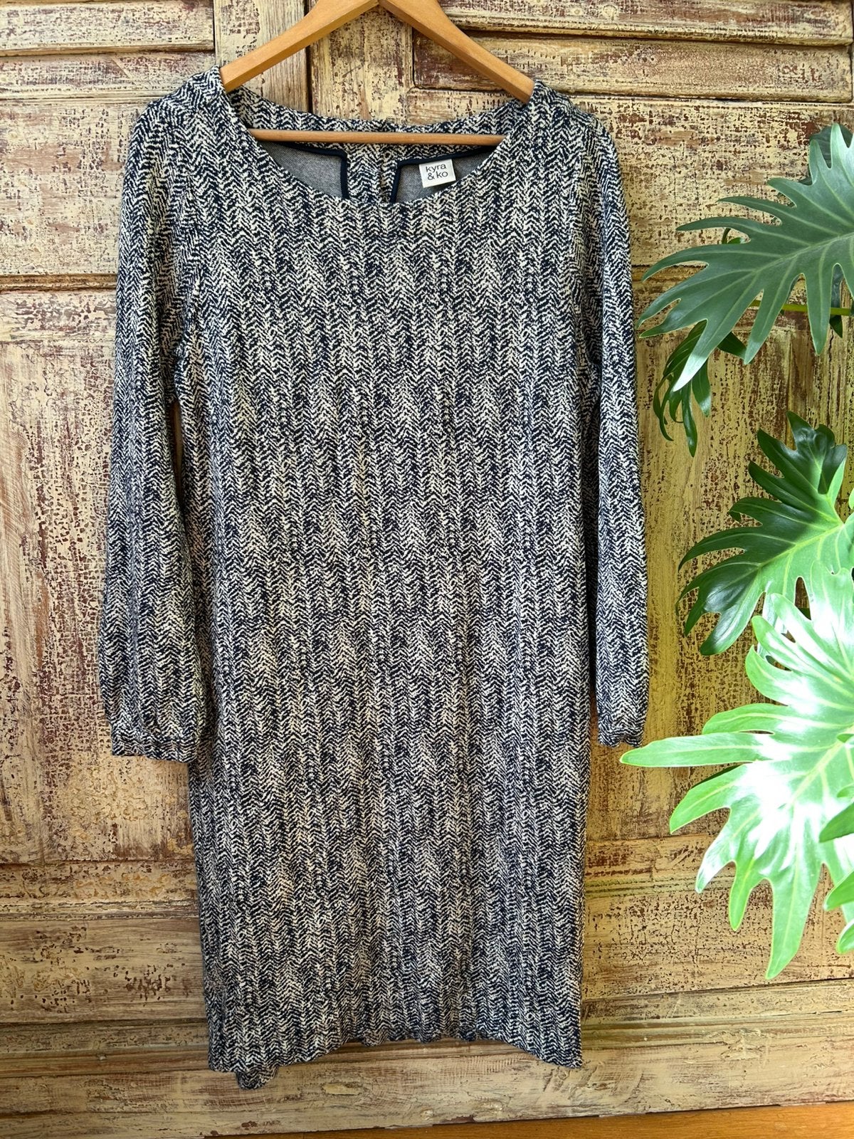 Kyra&Ko blauw witte jurk maat 44, Kleding | Dames, Blauw, Maat 42/44 (L), Ophalen of Verzenden, Zo goed als nieuw