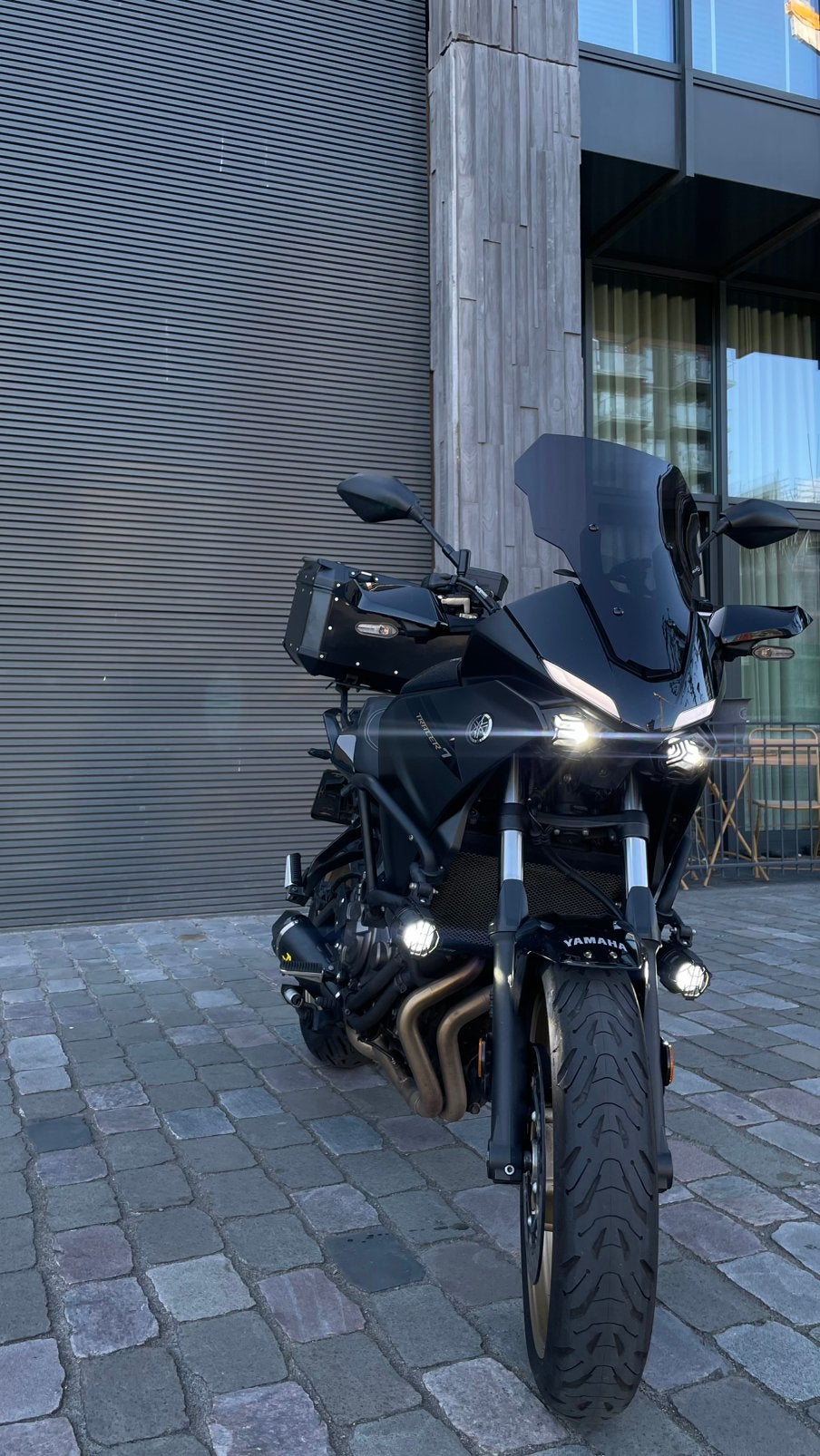 Yamaha Tracer 7 2024 Exclusive Black (A2) BOMVOL!!!, Motoren, Motoren | Yamaha, 2 cilinders, Gebruikt, Particulier, Handvatverwarming