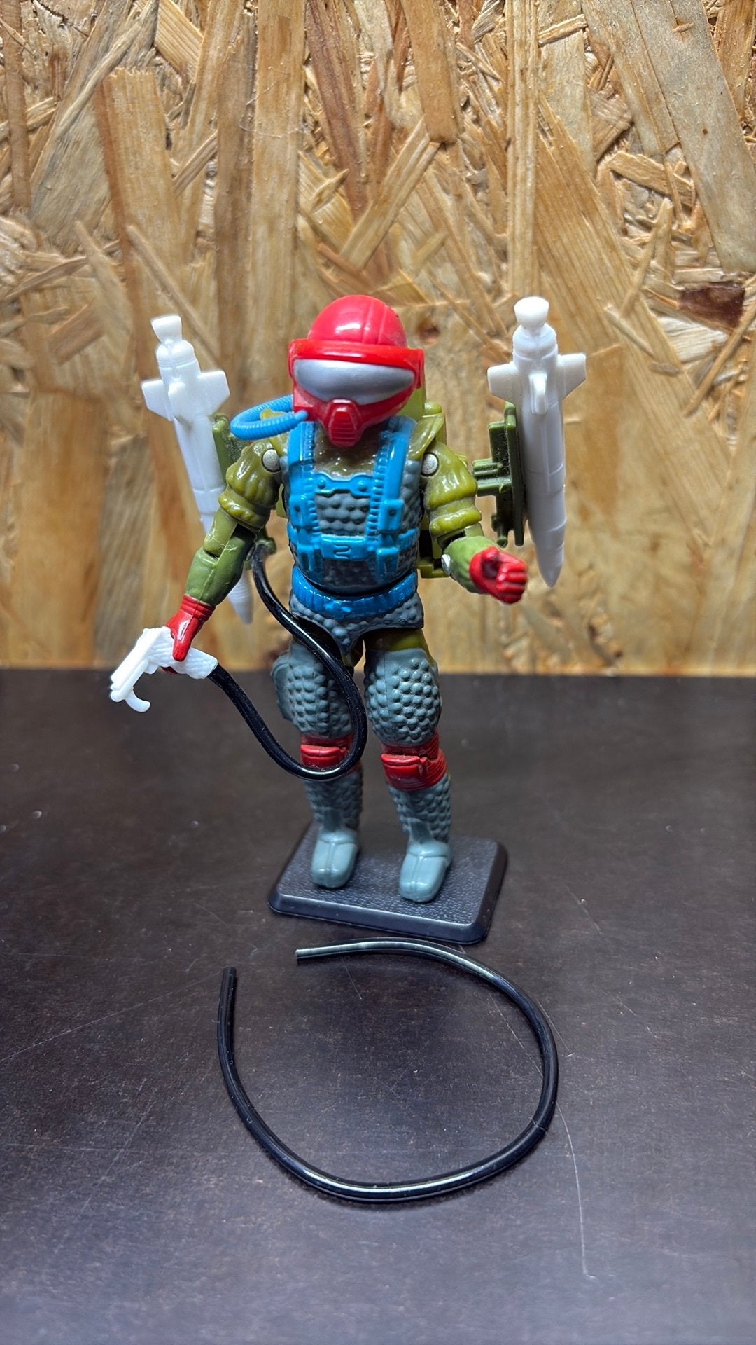 Vintage G.I. Joe Actionfiguur fast draw met Jetpack, Ophalen of Verzenden, Gebruikt