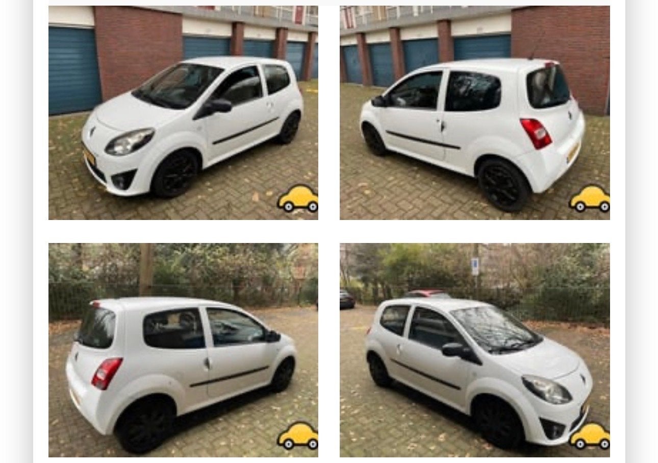 Renault Twingo 1.2 16V 2010 Wit, 839 kg, Twingo, 4 cilinders, 4 stoelen