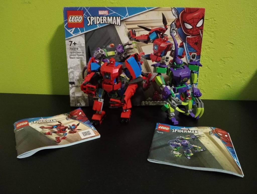 76219 Lego: Spiderman & Green Goblin Mech Battle, Ophalen of Verzenden, Zo goed als nieuw, Complete set, Lego