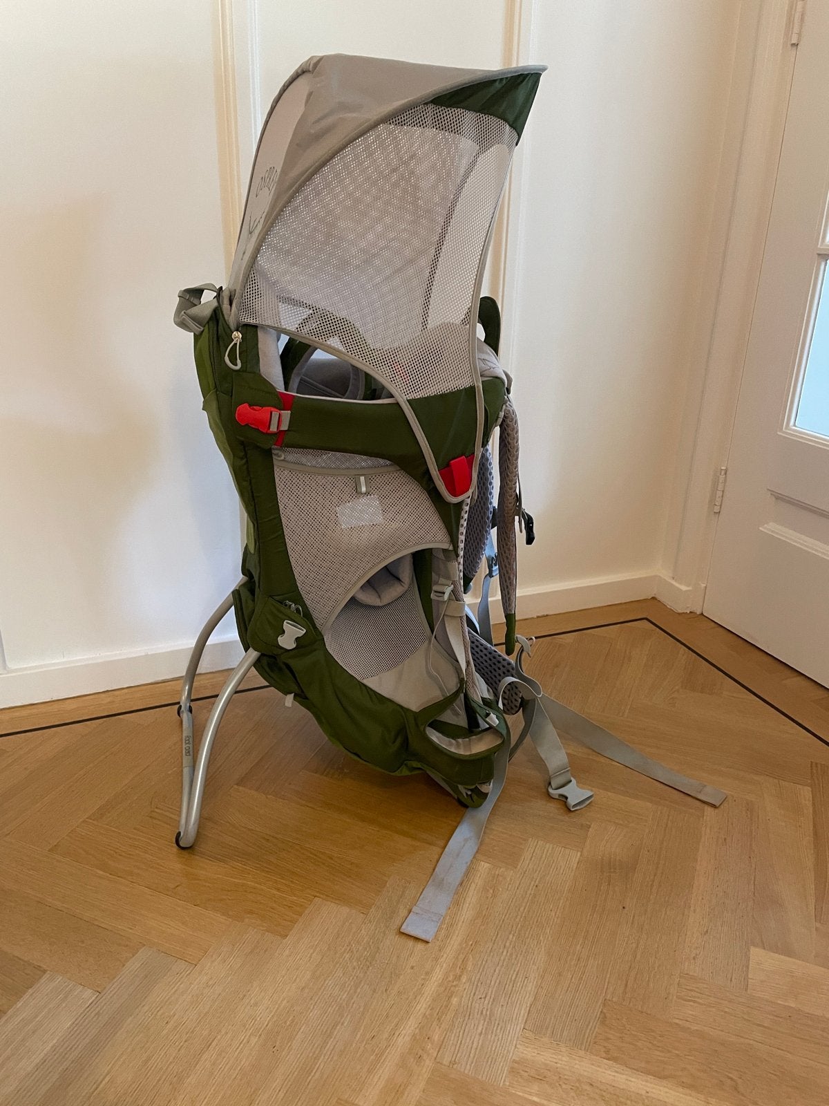 Osprey Poco AG Kinderdrager met reistas en drinkreservoir, Kinderen en Baby's, Babydragers en Draagdoeken, Gebruikt, Overige typen