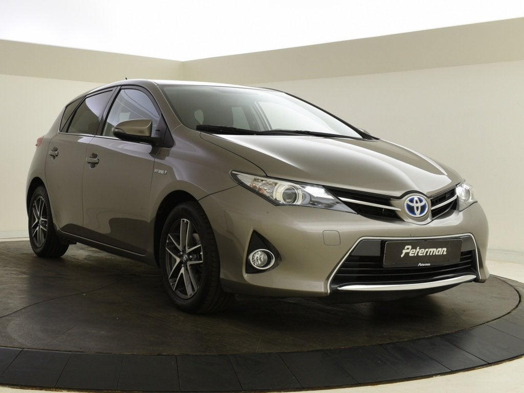 Toyota Auris 1.8 Hybrid Comfort | Navigatie | Trekhaak | Cli, Auto's, 136 pk, Gebruikt, 4 cilinders, Beige