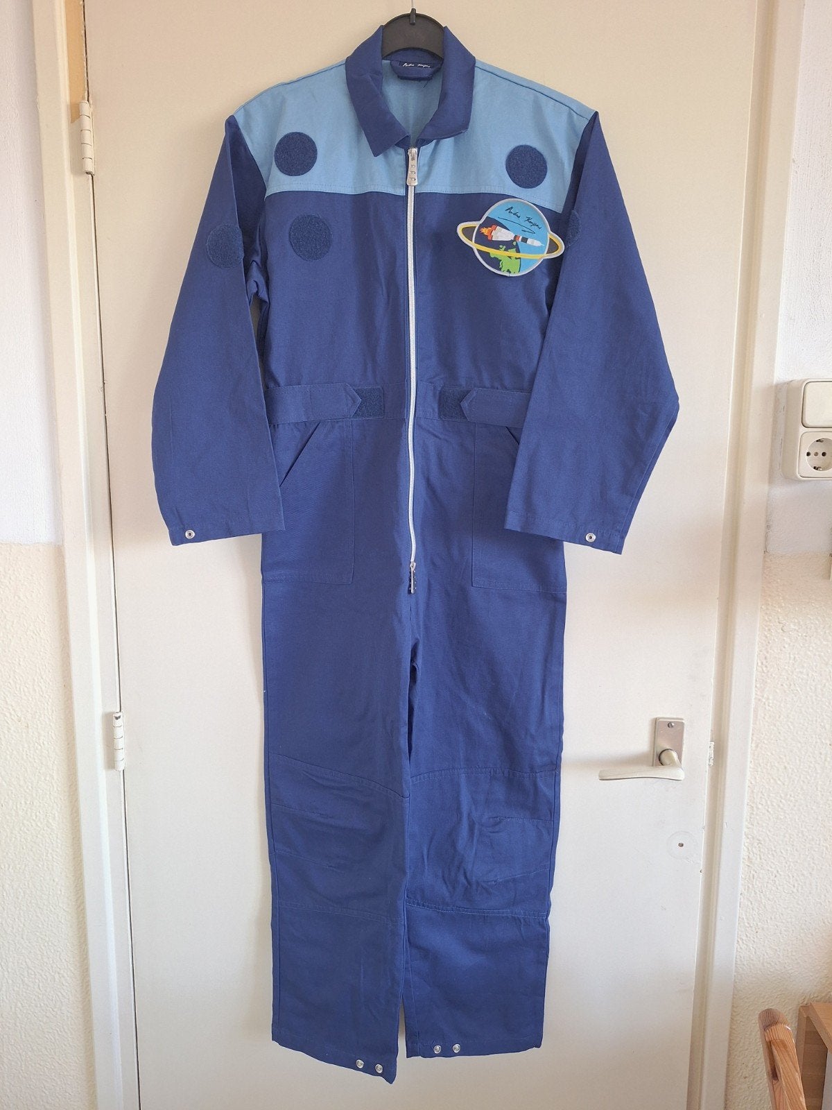 André Kuipers AH astronautenpak/ruimtepak maat 134-140, Ophalen of Verzenden, Zo goed als nieuw, 134 t/m 140, Jongen of Meisje