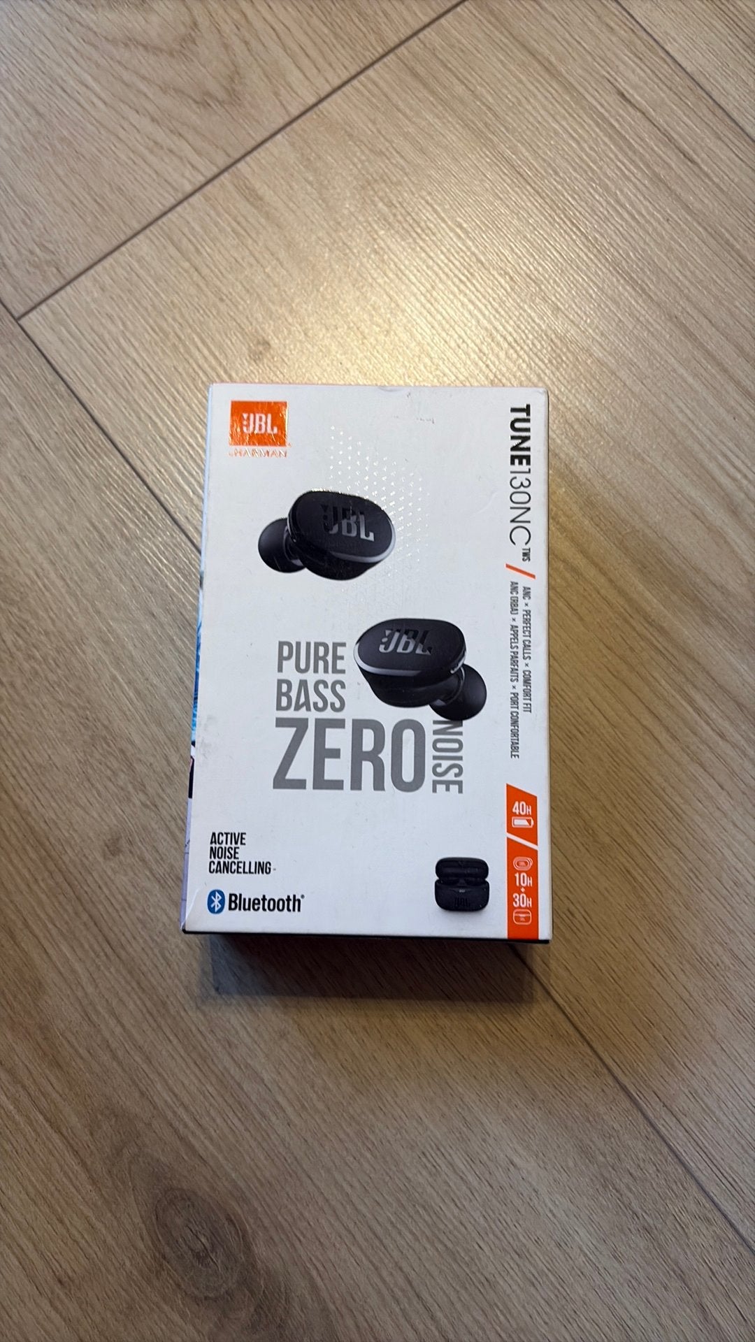 JBL Tune 130NC TWS met Active Noise Cancelling, Zwart, In gehoorgang (in-ear), Bluetooth, Nieuw