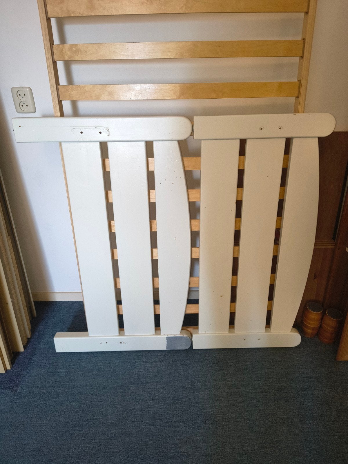Eenpersoonsbed 90x200cm met lattenbodem zonder matras, Ophalen, Gebruikt, 90 cm, Eenpersoons