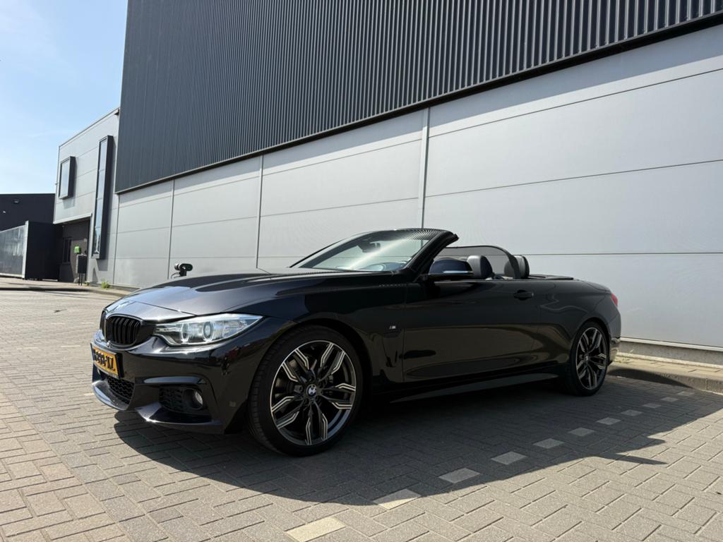 BMW 428i Cabrio | M-Sport | Zwart, Auto's, BMW, Particulier, 4-Serie, Achteruitrijcamera, Adaptive Cruise Control, Airbags, Airconditioning