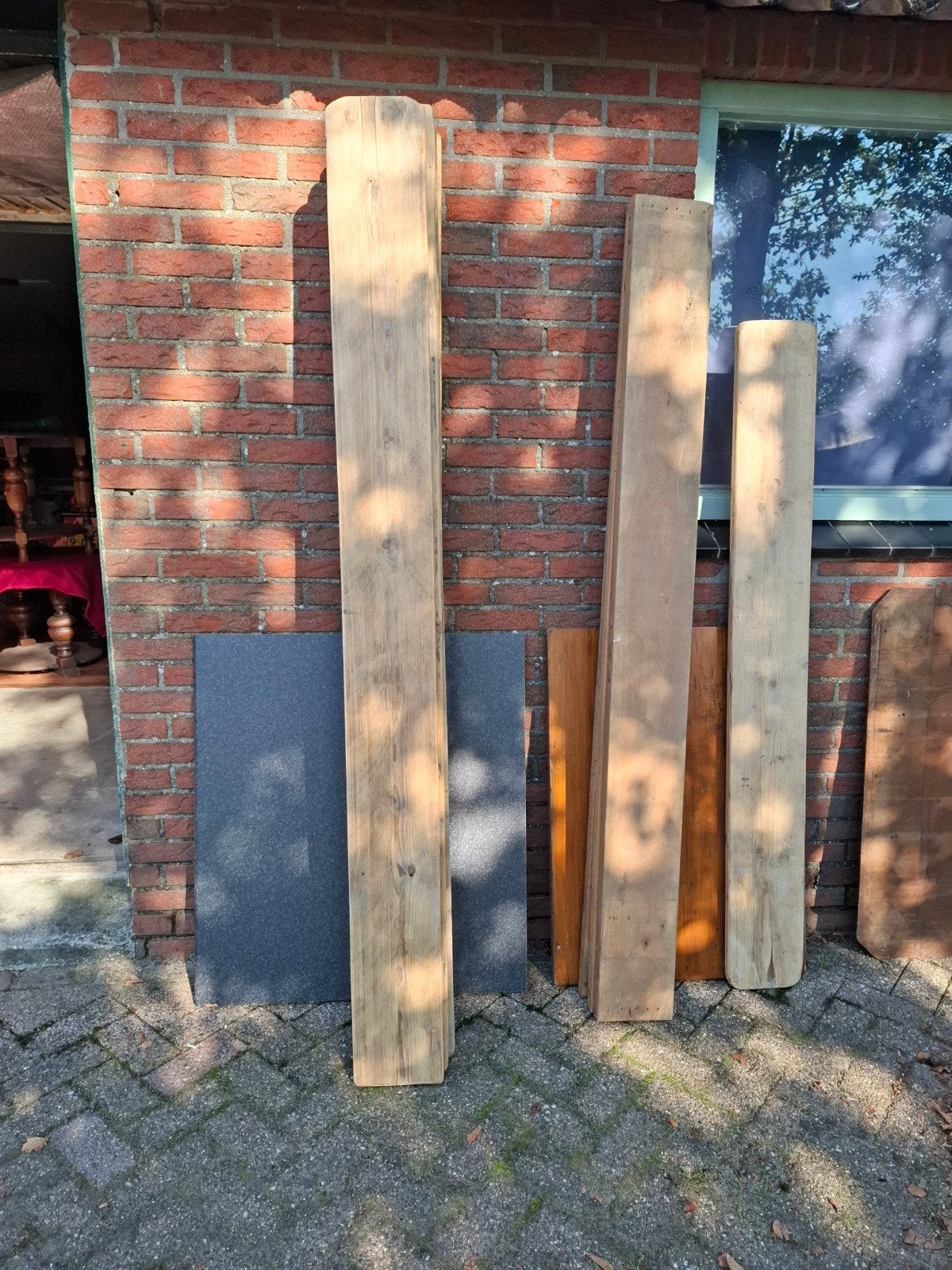 steigerhout geschaafd, Gebruikt, 25 tot 50 mm, Ophalen of Verzenden, Plank