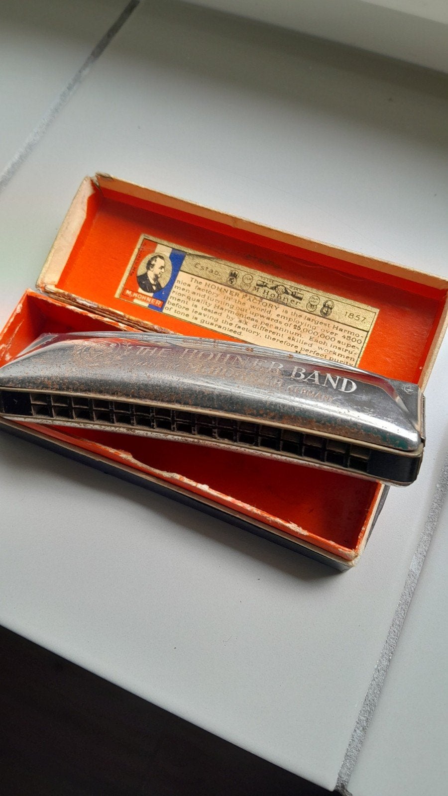 een  vintage Hohner mondharmonica's met originele doosjes, Ophalen of Verzenden, Gebruikt