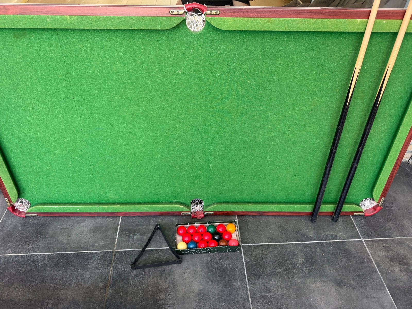 Biljarttafel met accessoires - Compleet pakket, Ophalen of Verzenden, Gebruikt