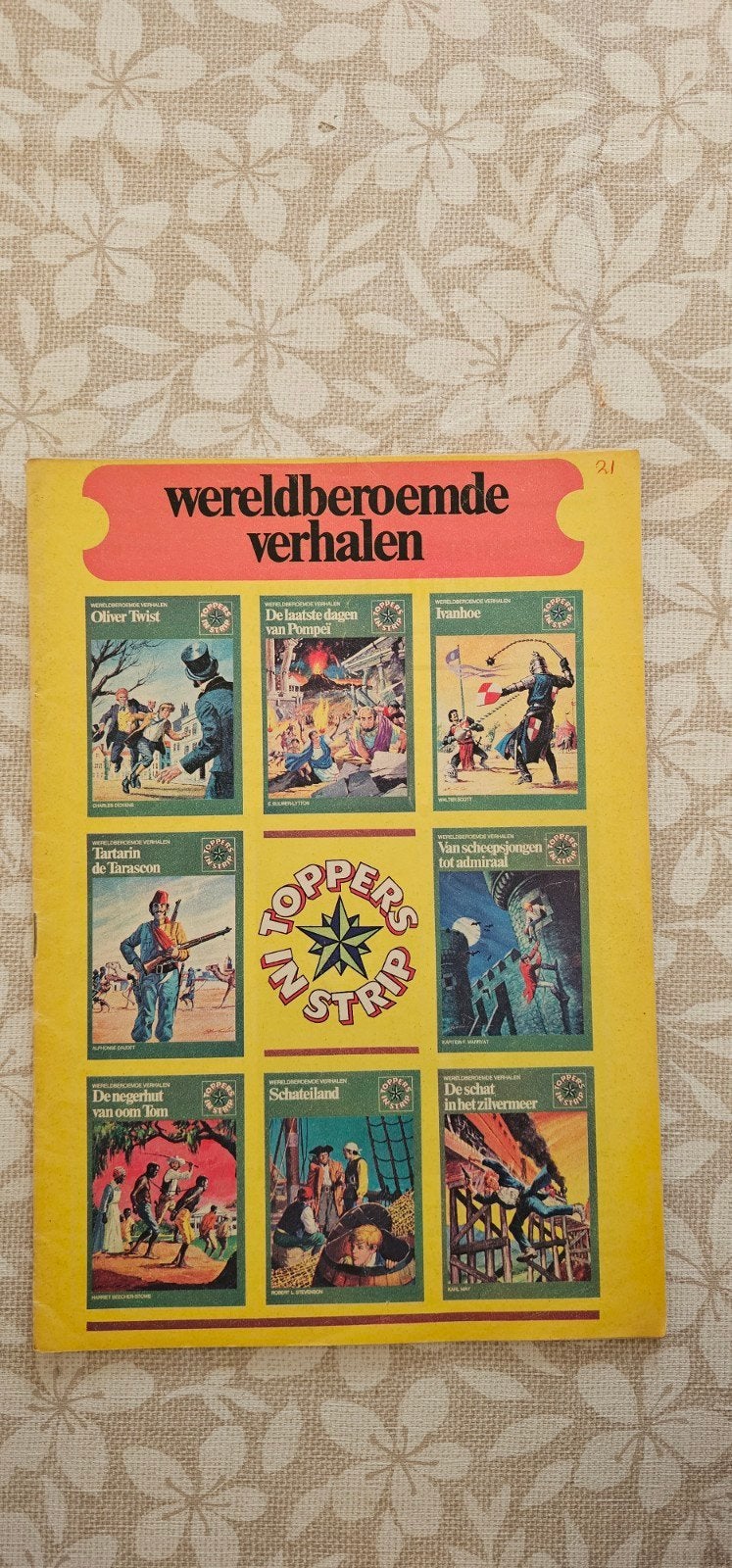 Wereldberoemde Verhalen: 1974- Toppers in Strip, Boeken, Gelezen, Eén stripboek, Jan van Gelderen, Ophalen of Verzenden