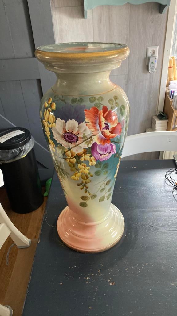 Mooie pilaar art nouveau voor bloempot 57 cm, Ophalen