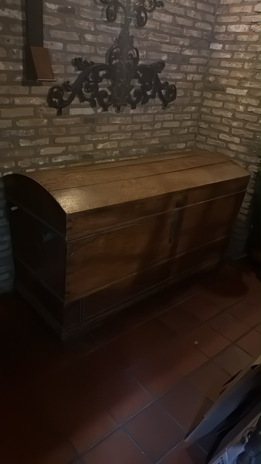 Antieke Dekenkist / Opbergkist - Hout, Ophalen, Gebruikt, 50 tot 100 cm, 125 cm of meer
