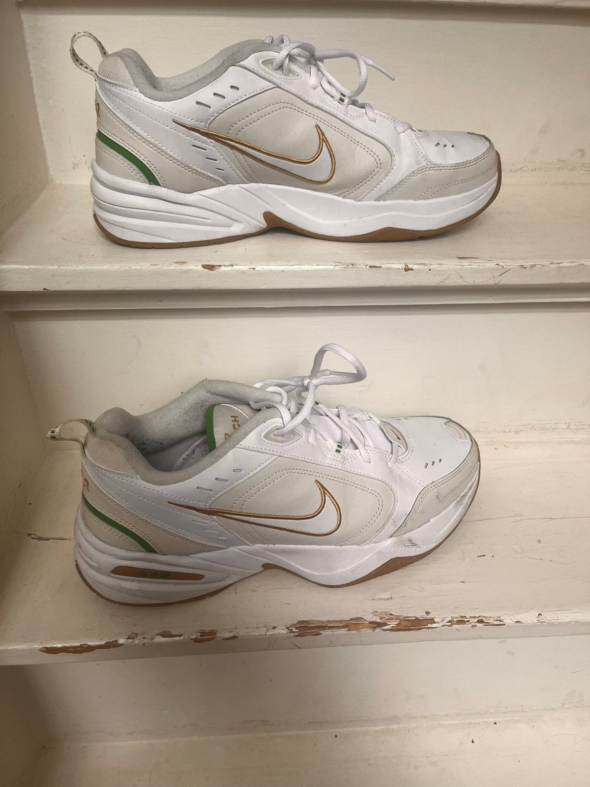 Nike Air Monarch IV - Maat 46, Wit, Ophalen of Verzenden, Sneakers of Gympen, Zo goed als nieuw