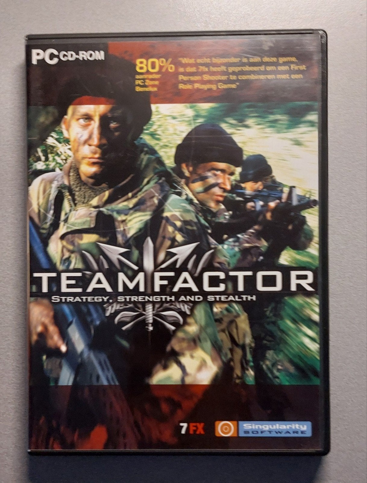 Team Factor PC CD-ROM - Strategie, Kracht en Stealth, Spelcomputers en Games, Online, Gebruikt, Shooter, Ophalen of Verzenden