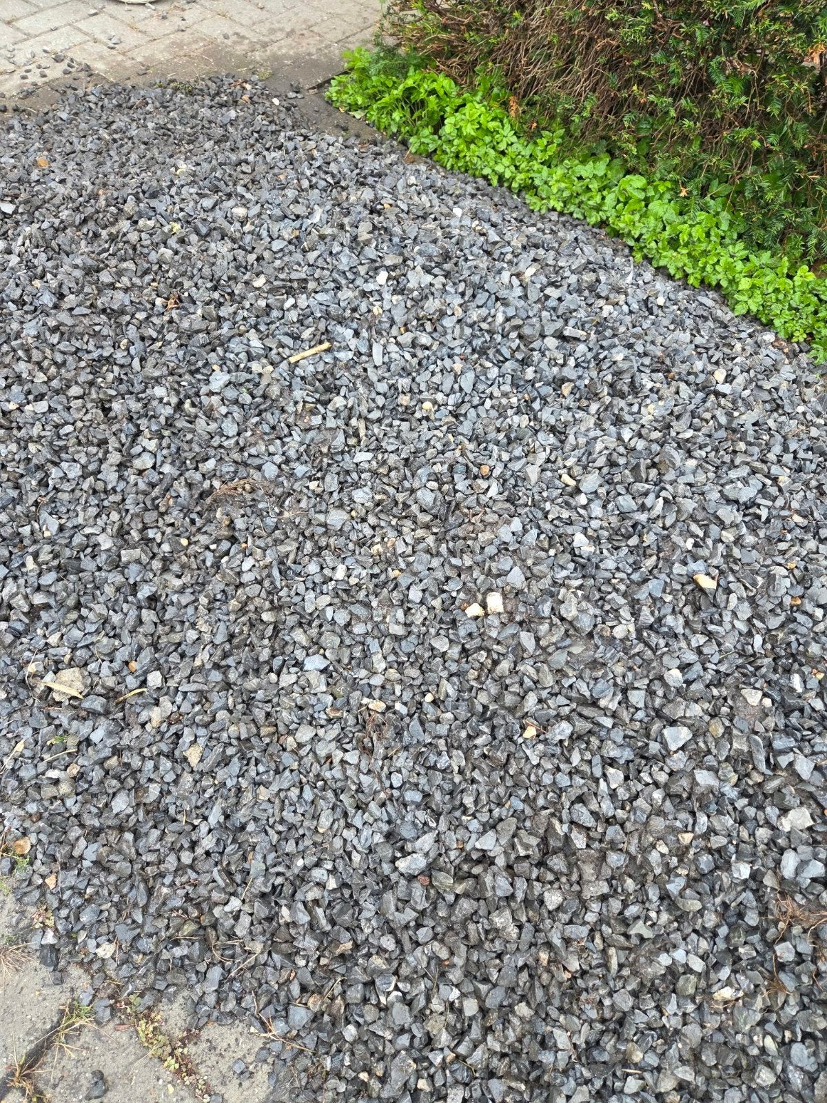 Antraciet grind/split. Voor ongeveer 15m3, Tuin en Terras, Ophalen, Overige materialen, Gebruikt, Antraciet