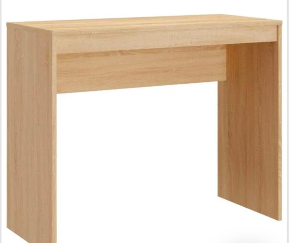 Bureau eiken 110x38x66,5 cm, Ophalen, Minder dan 50 cm, 100 tot 150 cm, Zo goed als nieuw