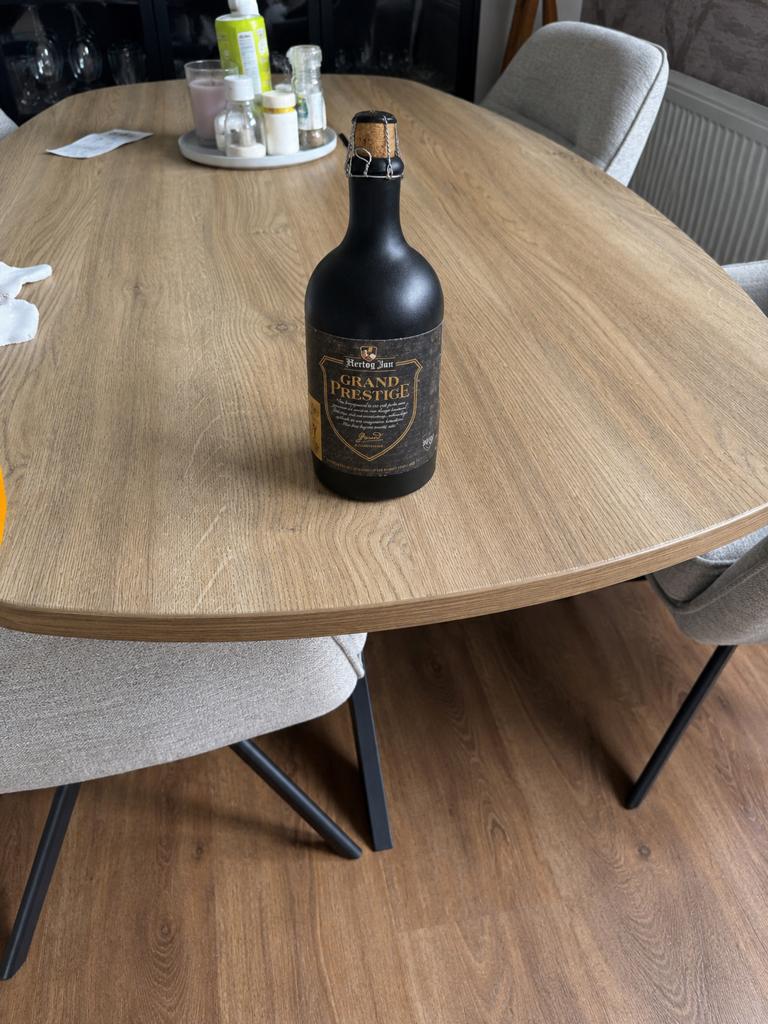 Hertog jan grand prestige 2019 kruik, Verzamelen, Biermerken, Zo goed als nieuw, Flesje(s), Hertog Jan, Ophalen of Verzenden