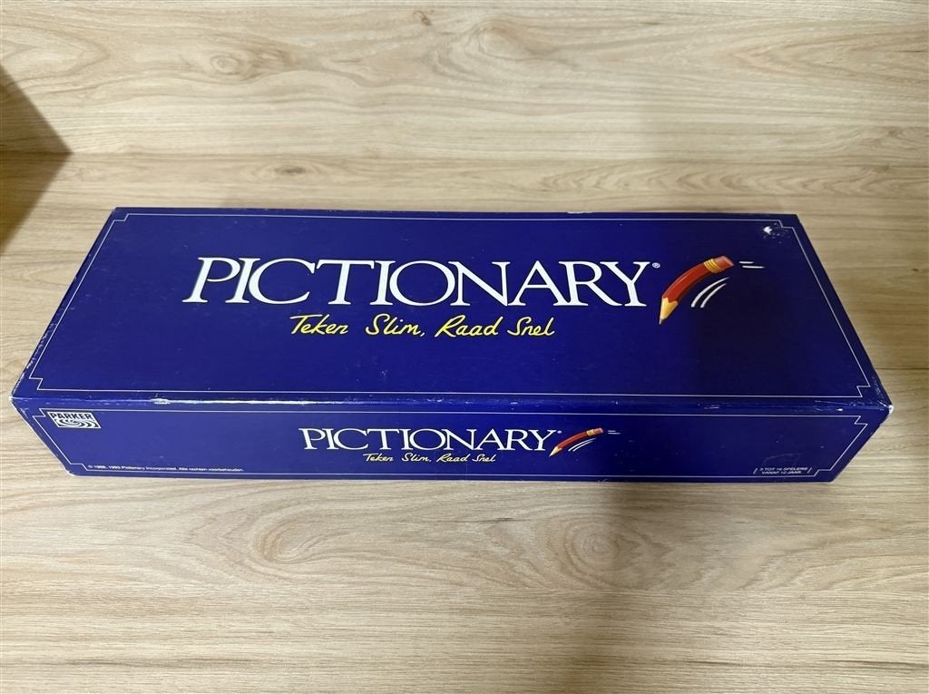 Pictionary Teken slim raad snel - s3255, Hobby en Vrije tijd, Gezelschapsspellen | Bordspellen, Verzenden, Zo goed als nieuw