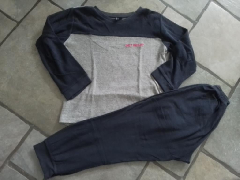 Mooie nette badstof jongens pyjama maat 152/158, Kinderen en Baby's, Kinderkleding | Maat 152, Ophalen of Verzenden, Zo goed als nieuw