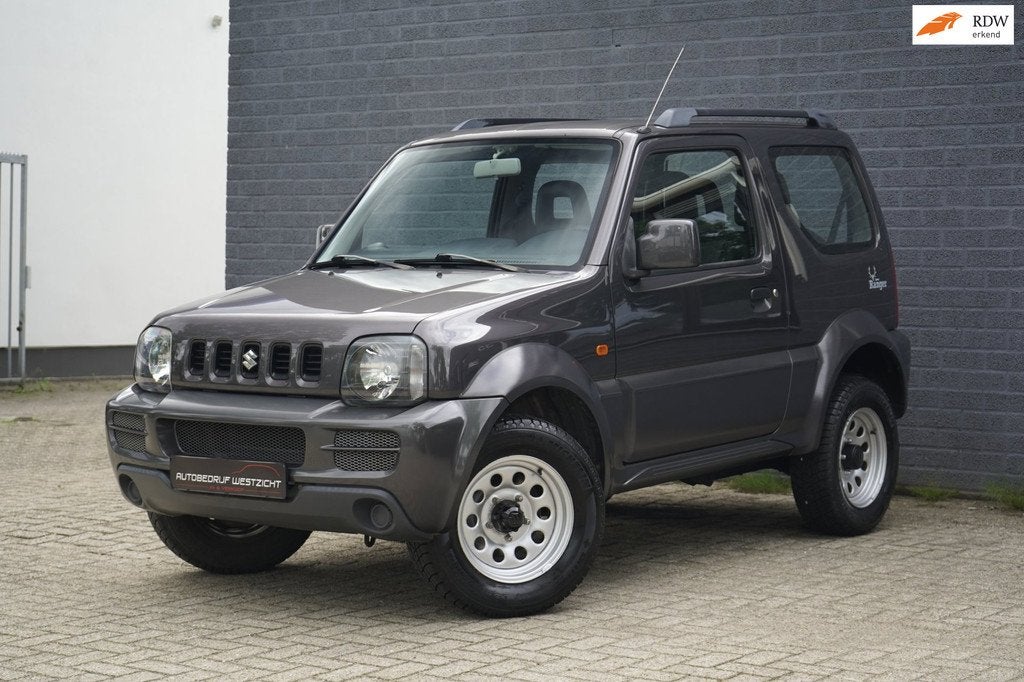 Suzuki Jimny 1.3 JLX, 4x4, Trekhaak, 1ste eigenaar! 4WD, Auto's, Suzuki, Gebruikt, Zwart, 4 stoelen, 14 km/l