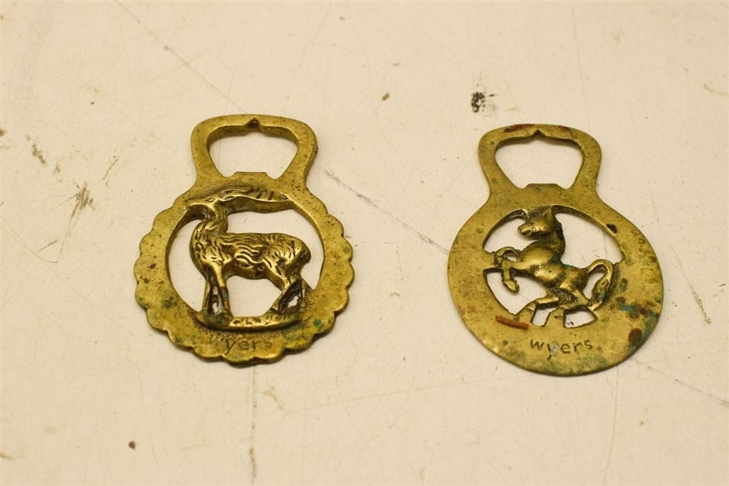 4 stuks wyers Paardenmedaille - hoofdstel decoratie 46583, Dieren en Toebehoren, Ophalen of Verzenden, Gebruikt, Dressuur