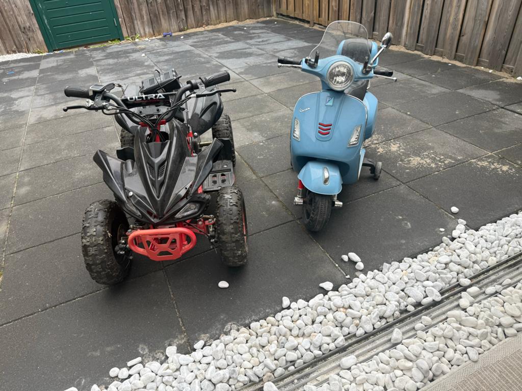 Mini Vespa baby blauw voor kindjes, Ophalen, Gebruikt, Overige typen