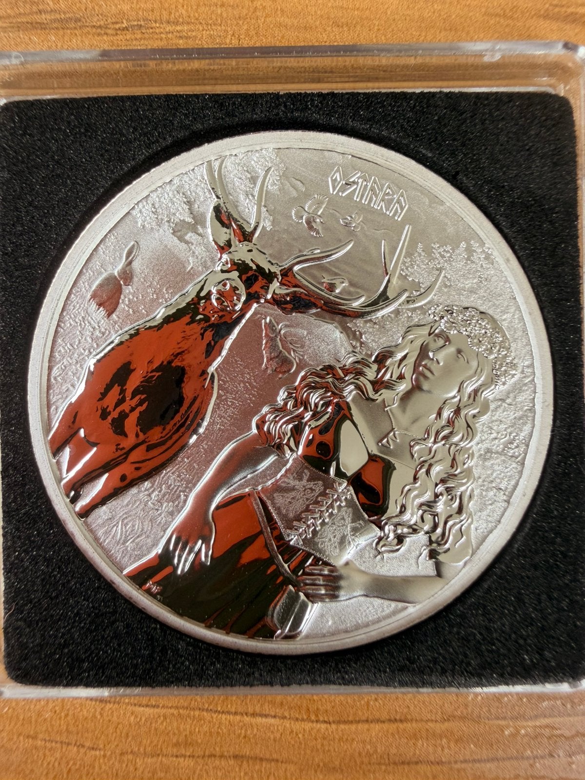 Germania Valkyries Ostara 2023 – 1 Oz .9999 Zilver + COA, Ophalen of Verzenden, Zilver