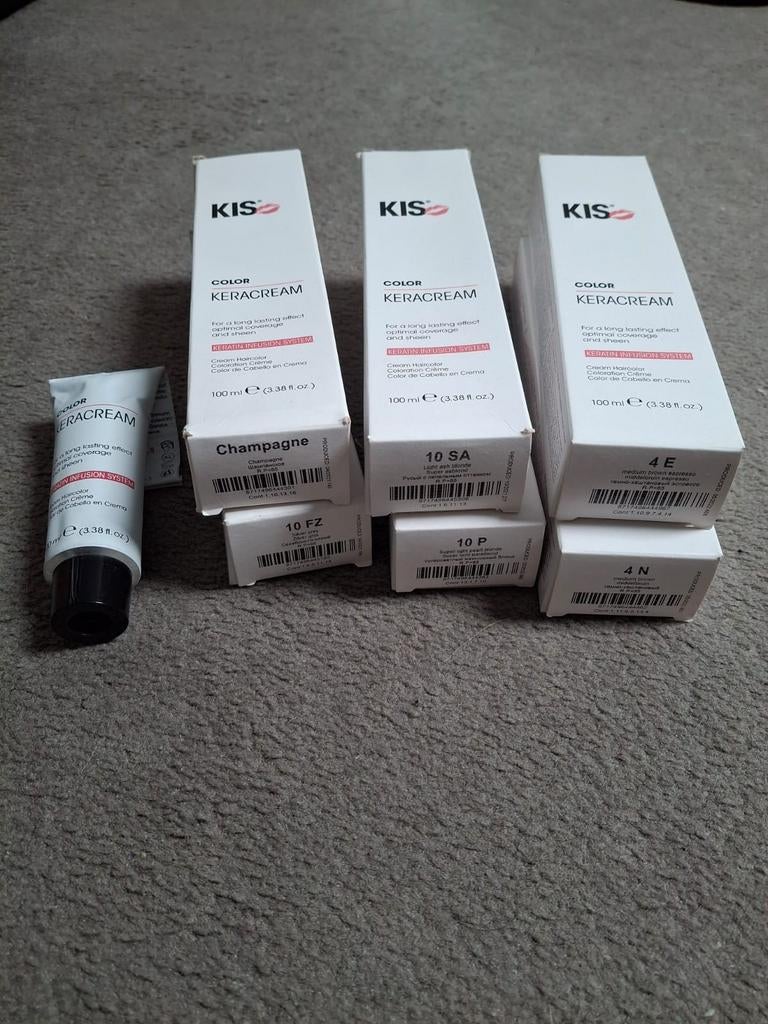 KIS Haarverf en DMI Lotion - Nieuw en aangebroken, Ophalen of Verzenden