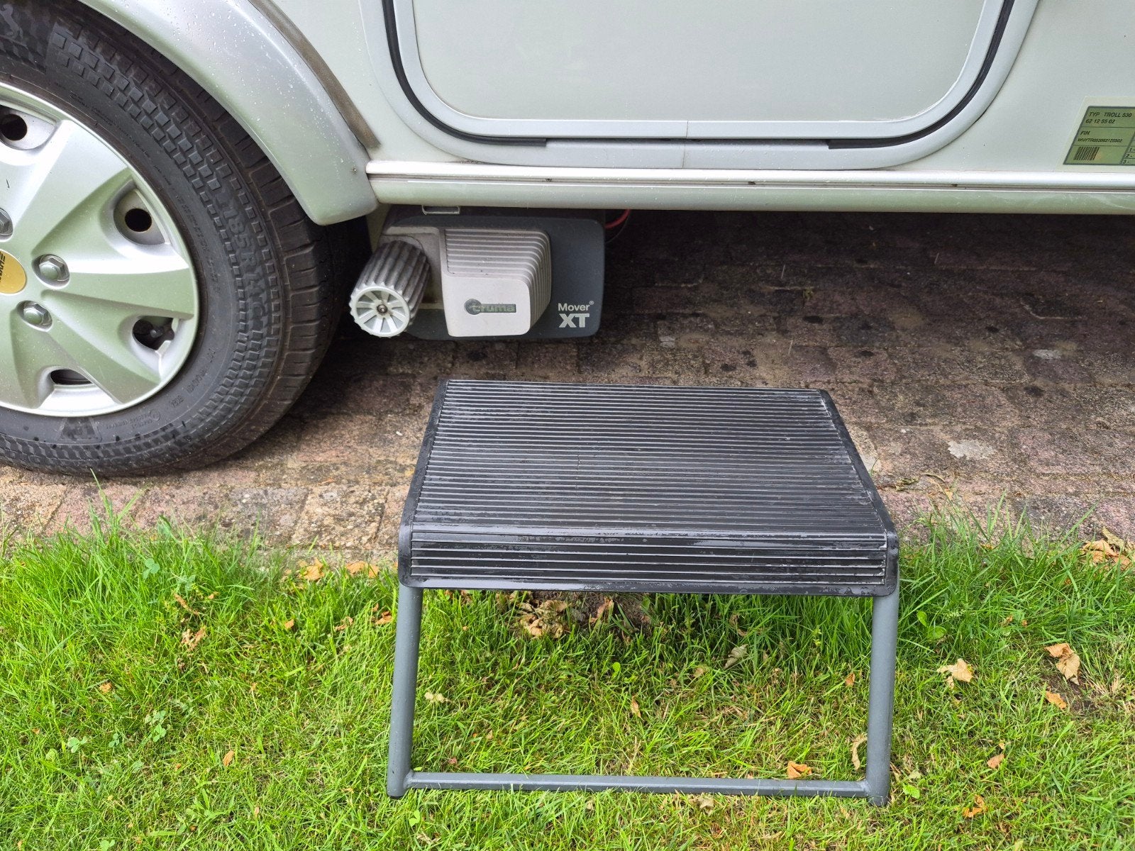 Stevig caravan opstapje - Ideaal voor uw camper of caravan, Caravans en Kamperen, Kampeeraccessoires, Ophalen of Verzenden, Gebruikt