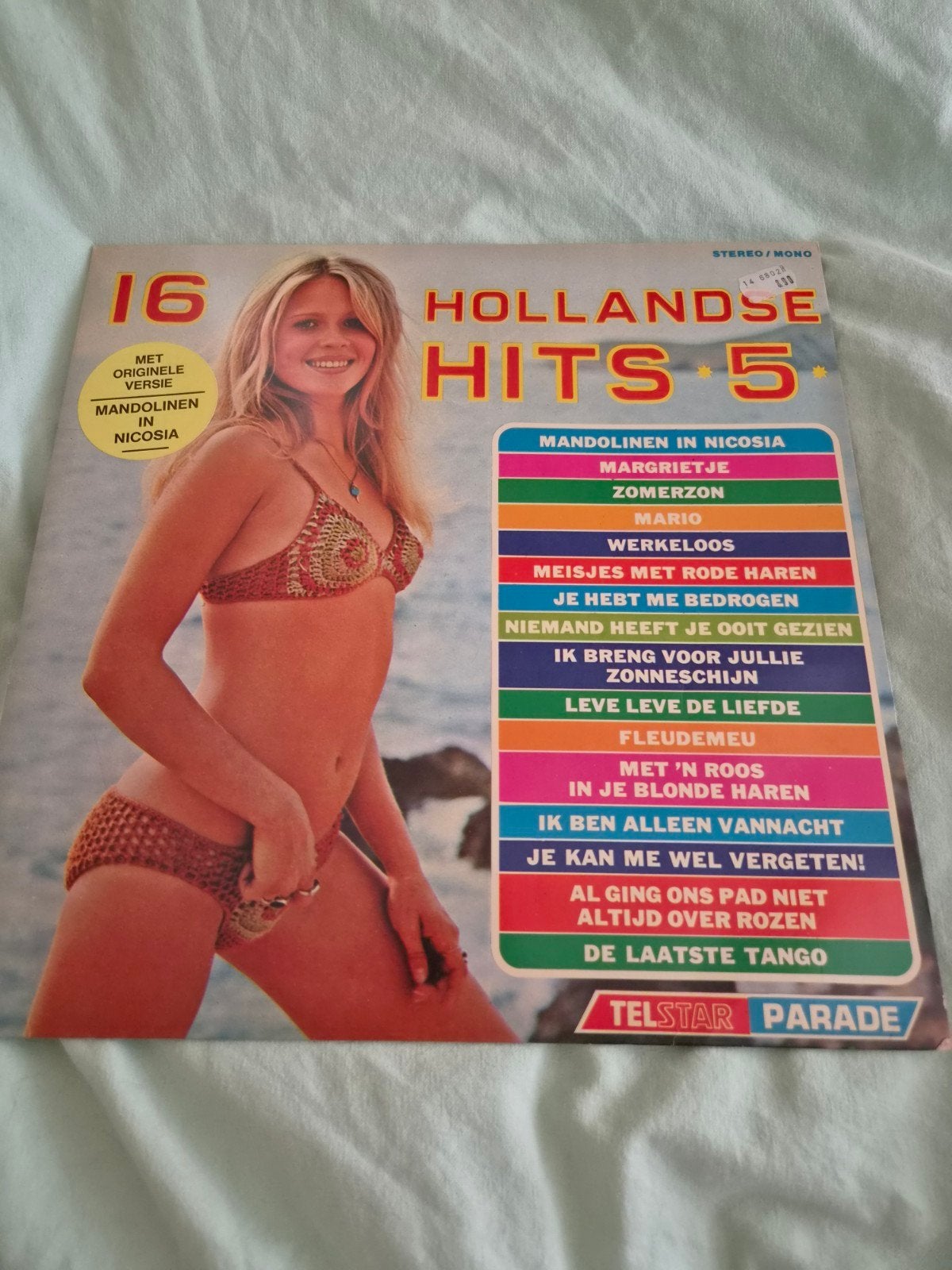 16 Hollandse Hits 5  Telstar Parade, Cd's en Dvd's, Ophalen of Verzenden, Gebruikt, 12 inch, Levenslied of Smartlap