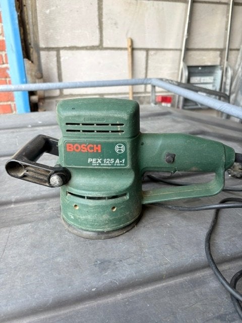 Bosch PEX 125 AE Excentrische Schuurmachine 250W, Ophalen of Verzenden, Gebruikt, Minder dan 600 watt, Excentrische schuurmachine