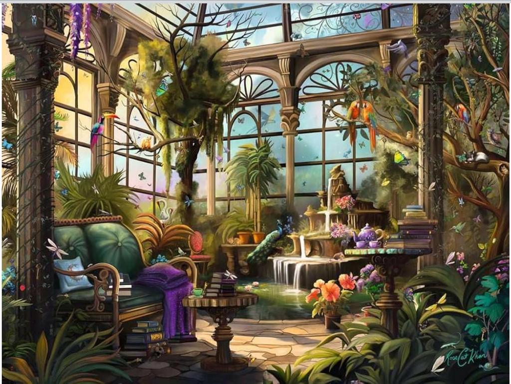 Ravensburger Puzzel - Das Gewächshaus - 1500 stukjes, Ophalen of Verzenden, 500 t/m 1500 stukjes, Zo goed als nieuw