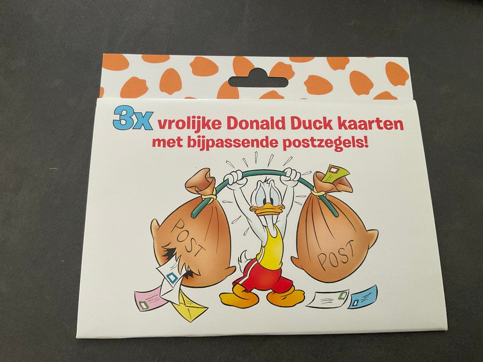 3x Vrolijke Donald Duck kaarten met bijpassende postzegels, Ophalen of Verzenden, Postfris, Overige thema's