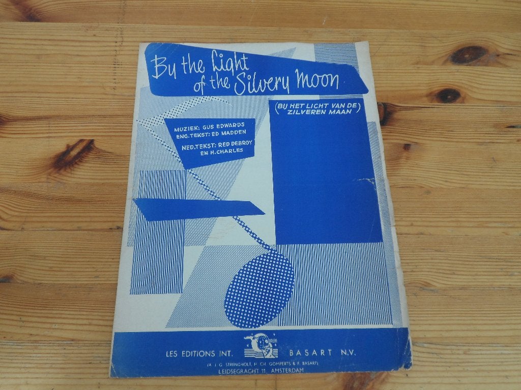 By the light of the silvery moon - gus edwards, Gebruikt, Gitaar, Ophalen of Verzenden, Artiest of Componist
