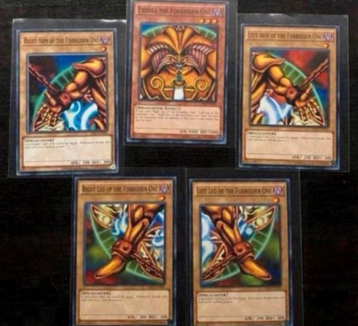 Yu-Gi-Oh! Complete Exodia Set LDK2 Print !, Hobby en Vrije tijd, Verzamelkaartspellen | Yu-gi-Oh!, Ophalen of Verzenden, Zo goed als nieuw