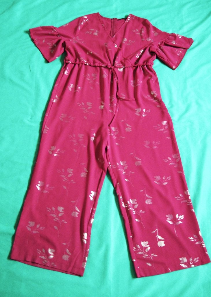 g1  LEUKE JUMPSUIT van SHEIN Maat:XL, Kleding | Dames, Ophalen of Verzenden, Zo goed als nieuw, Overige kleuren, Broek of Spijkerbroek