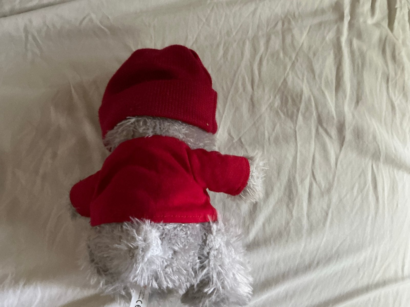 Stone Island teddybeer met rode muts en trui, Overige merken, Overige karakters, Beer, Grijs