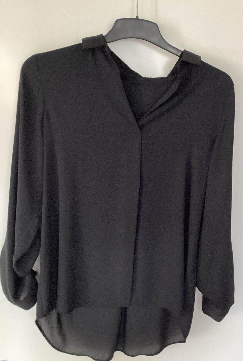 Zwarte blouse maat XL met lange mouwen en gouden knoopjes, Kleding | Dames, Blouses en Tunieken, Ophalen of Verzenden, Zo goed als nieuw