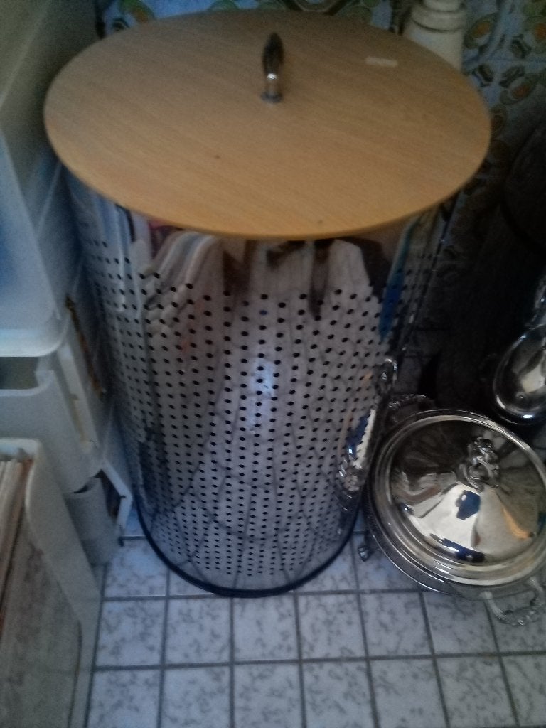 wasmand, Huis en Inrichting, Ophalen, Zo goed als nieuw, Grijs, Overige typen