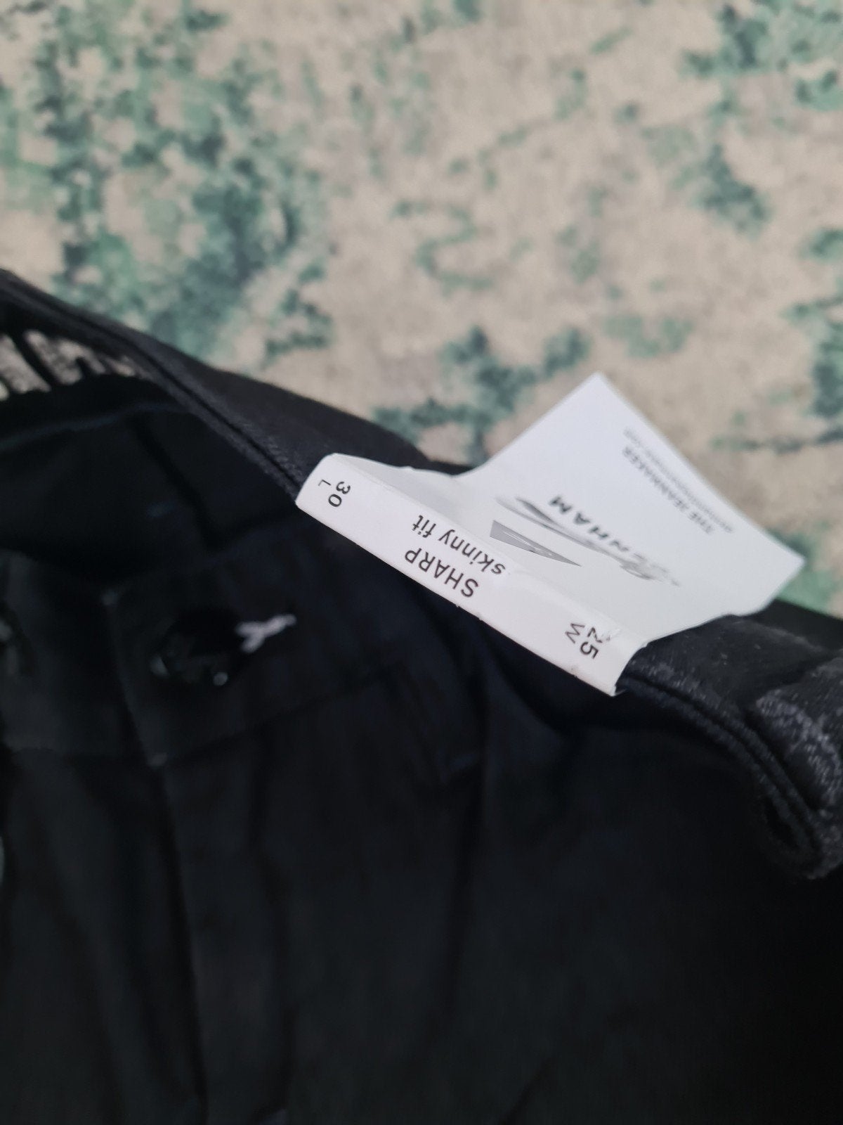 Denham Sharp Skinny Fit W25 L30 Nieuw Zwart Tulsi2530, Denham, Zwart, Nieuw, Ophalen of Verzenden