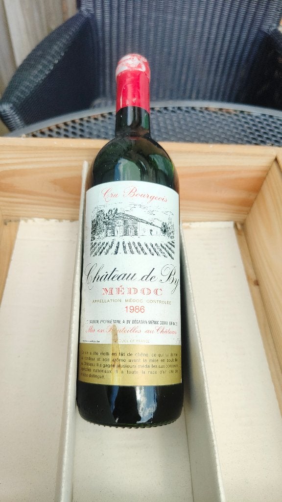 Chateau De Bij Medoc 1986, Frankrijk, Nieuw, Ophalen of Verzenden, Rode wijn