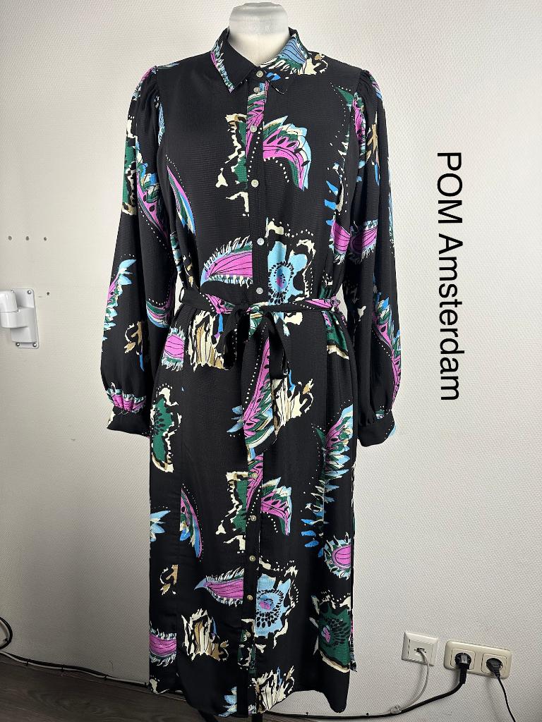 POM Amsterdam Jurk  (mt: 42) 17,2/9998, Kleding | Dames, POM Amsterdam, Blauw, POM Amsterdam, Maat 42/44 (L)