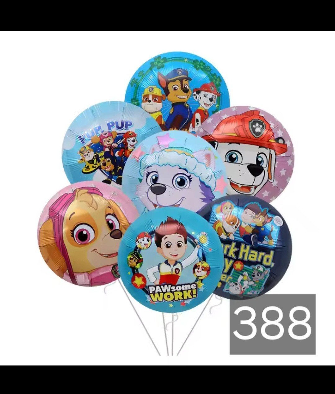 Nieuwe Paw Patrol Folieballonnen Set - Perfect voor Feest, Ophalen, Nieuw, Versiering, Verjaardag