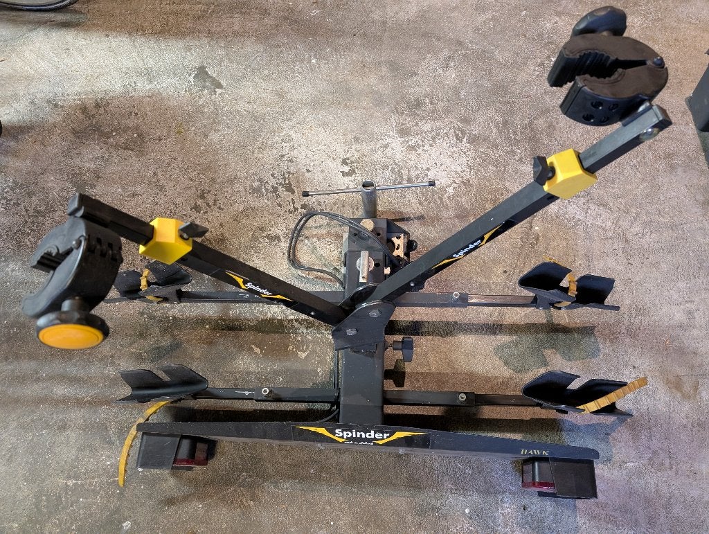 Spinder Hawk fietsdrager RH-2-F, Ophalen, 2 fietsen, Gebruikt, Trekhaakdrager