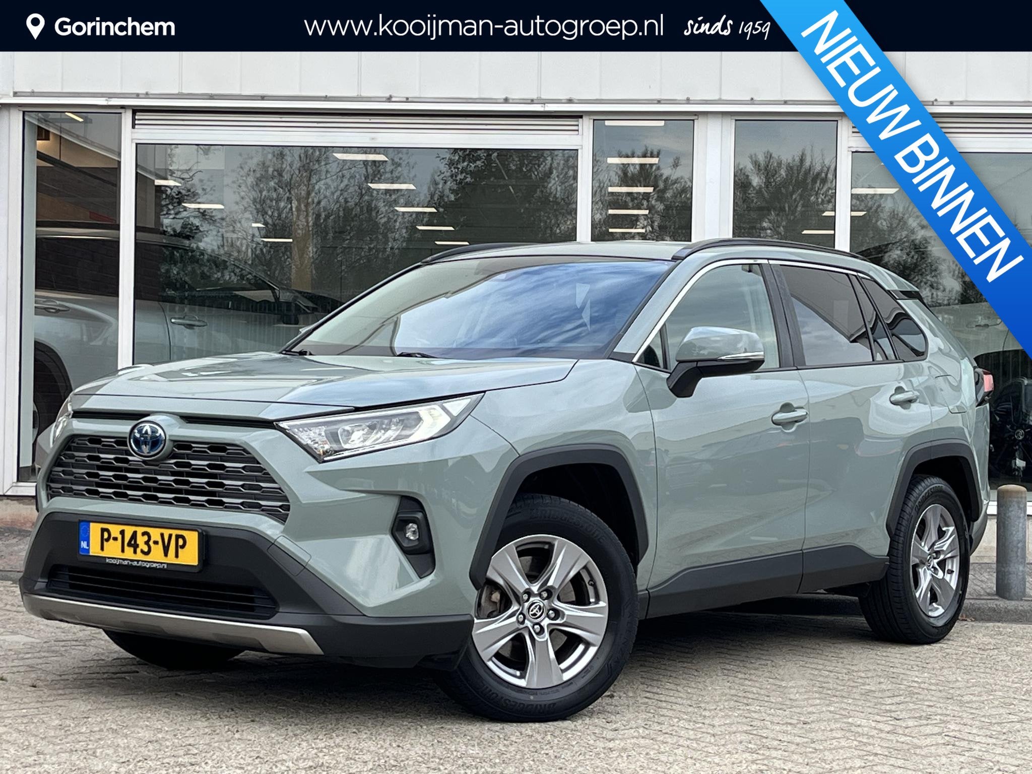 Toyota RAV4 2.5 Hybrid Business Trekhaak / Navi / NL auto /, Stof, Gebruikt, Euro 6, 4 cilinders